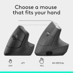Logitech Lift Vertical Ergonomic Mouse - 6