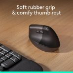 Logitech Lift Vertical Ergonomic Mouse - 8
