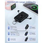 Portable Keychain Charger for iPhone and Apple Watch - 6