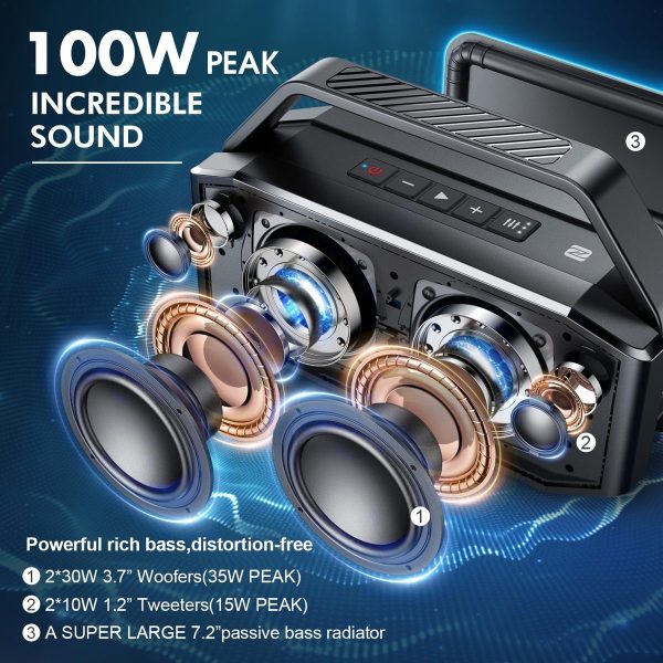 W-KING Portable Bluetooth Speaker - 2